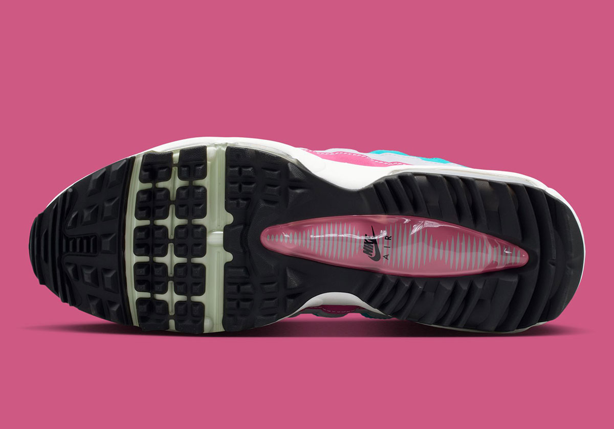 Кроссовки Nike Air Max 95 Golf Peony Volt оттенка Пыльный кактус Антрацит Hv4696 600 3