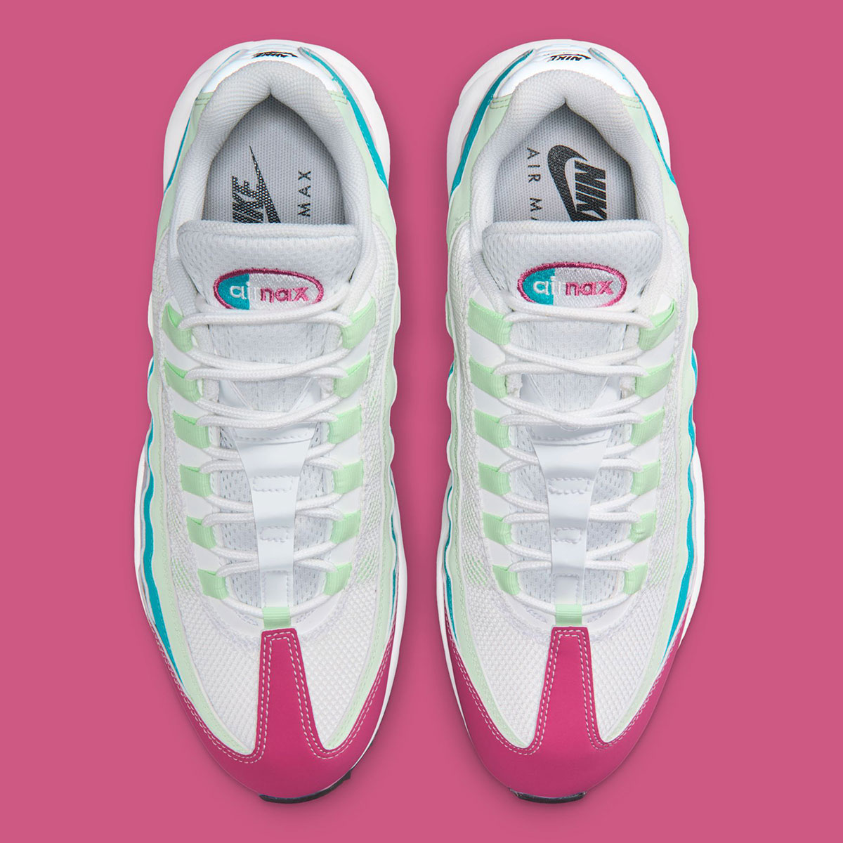 Кроссовки Nike Air Max 95 Golf Peony Volt оттенка Пыльный кактус Антрацит Hv4696 600 5