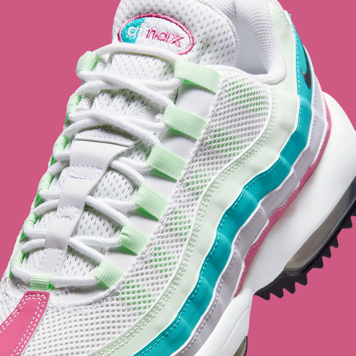 Кроссовки Nike Air Max 95 Golf Peony Volt оттенка Пыльный кактус Антрацит Hv4696 600 7