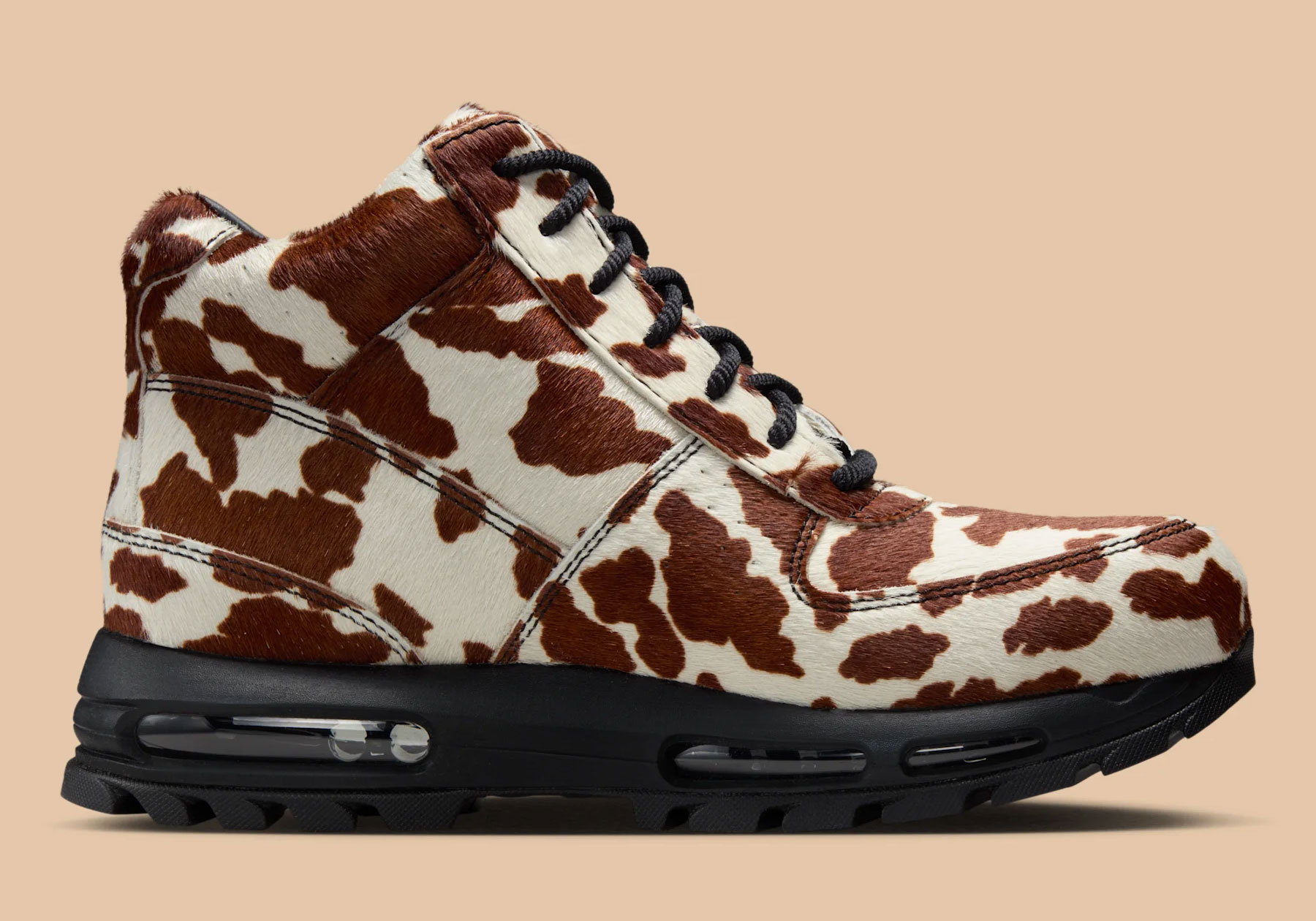 Nike Air Max Goadome Pony Hair Cow Print Io4635 100 4