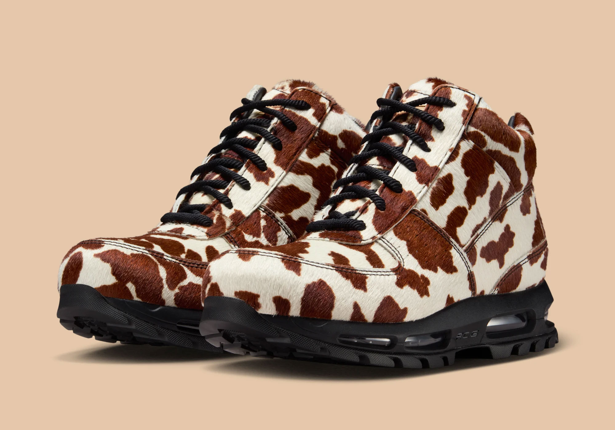 Nike Air Max Goadome Pony Hair Cow Print Io4635 100 7