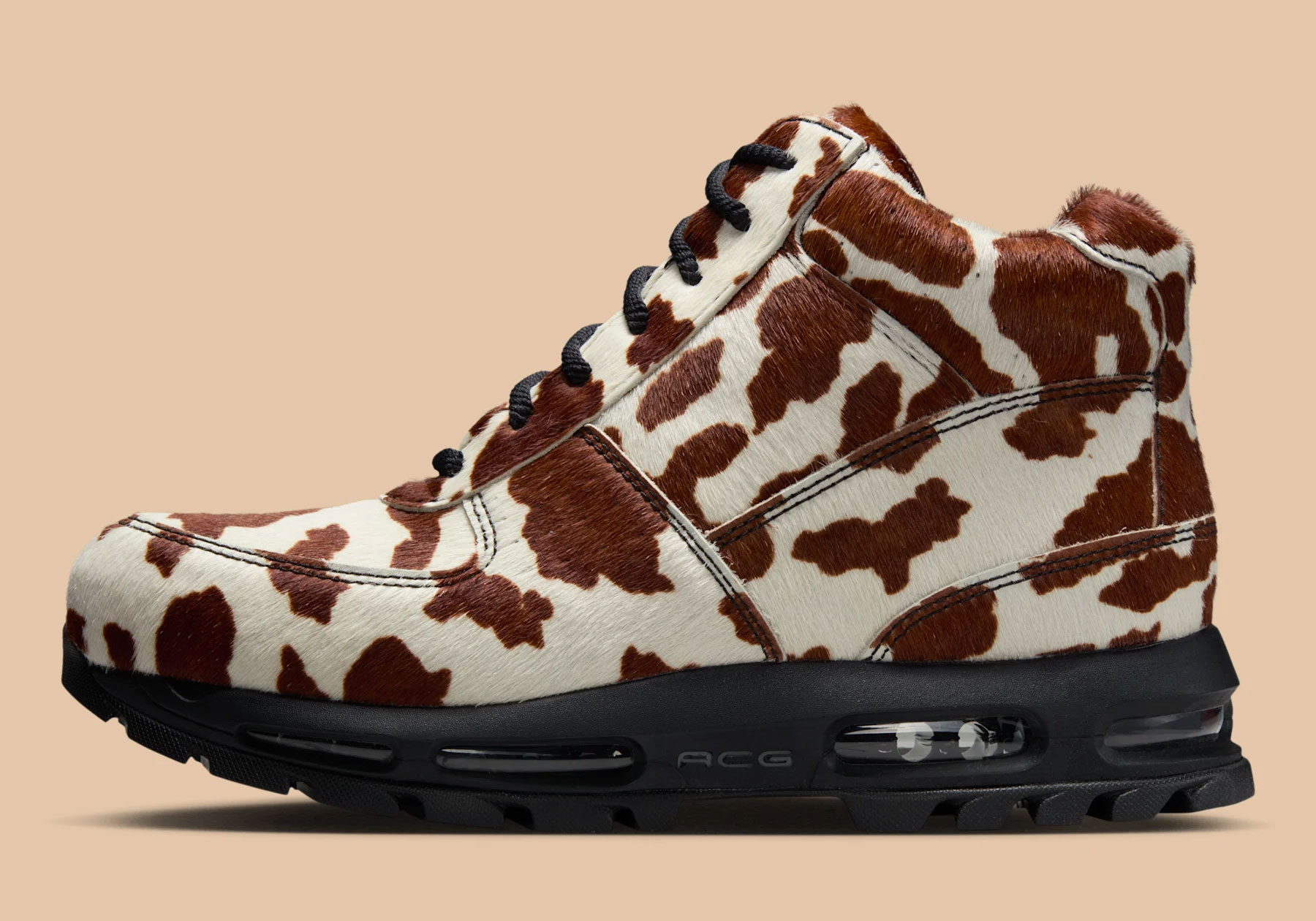 Nike Air Max Goadome Pony Hair Cow Print Io4635 100 8