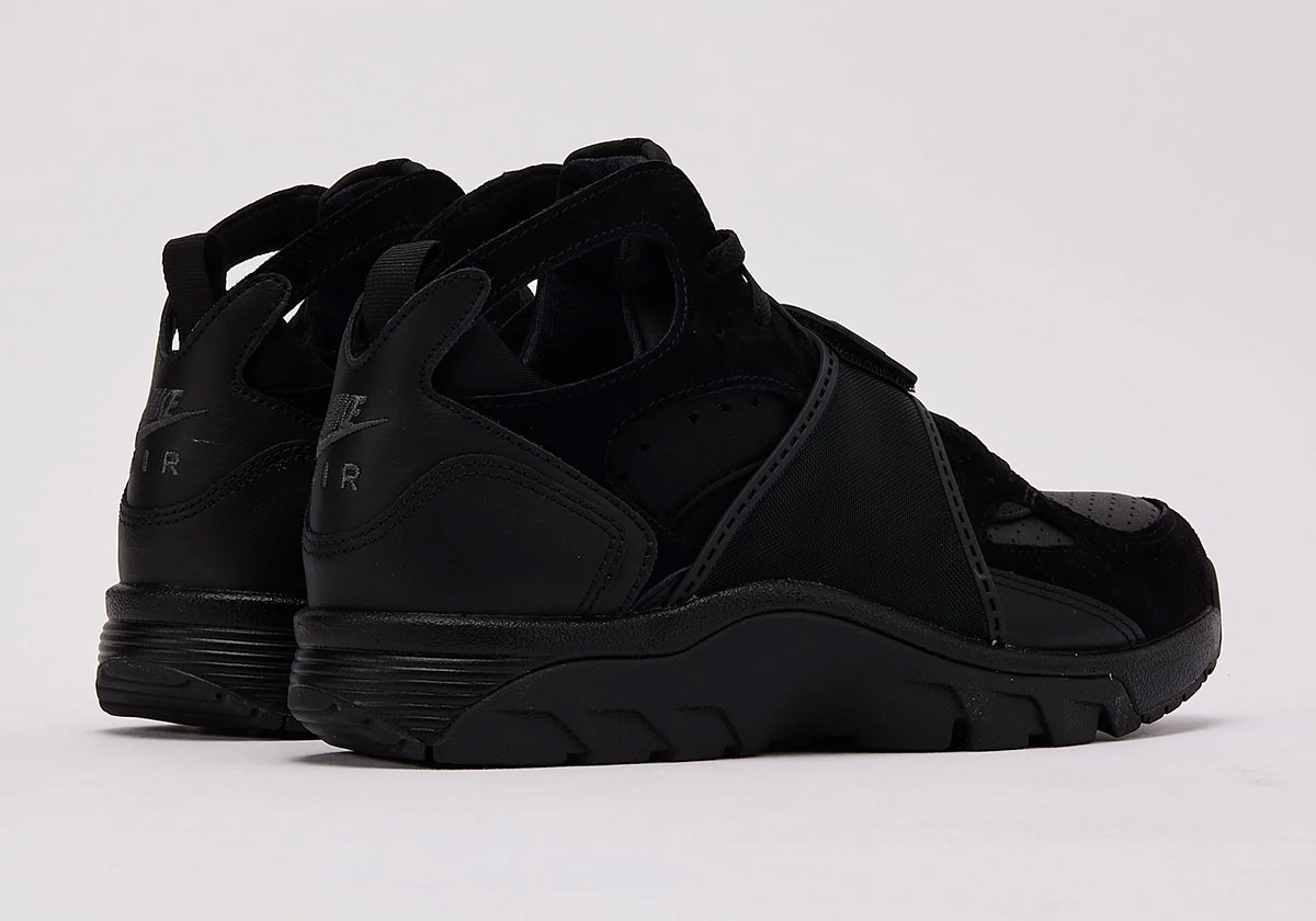 Nike Air Trainer Huarache Triple Black Ib0497 002 4