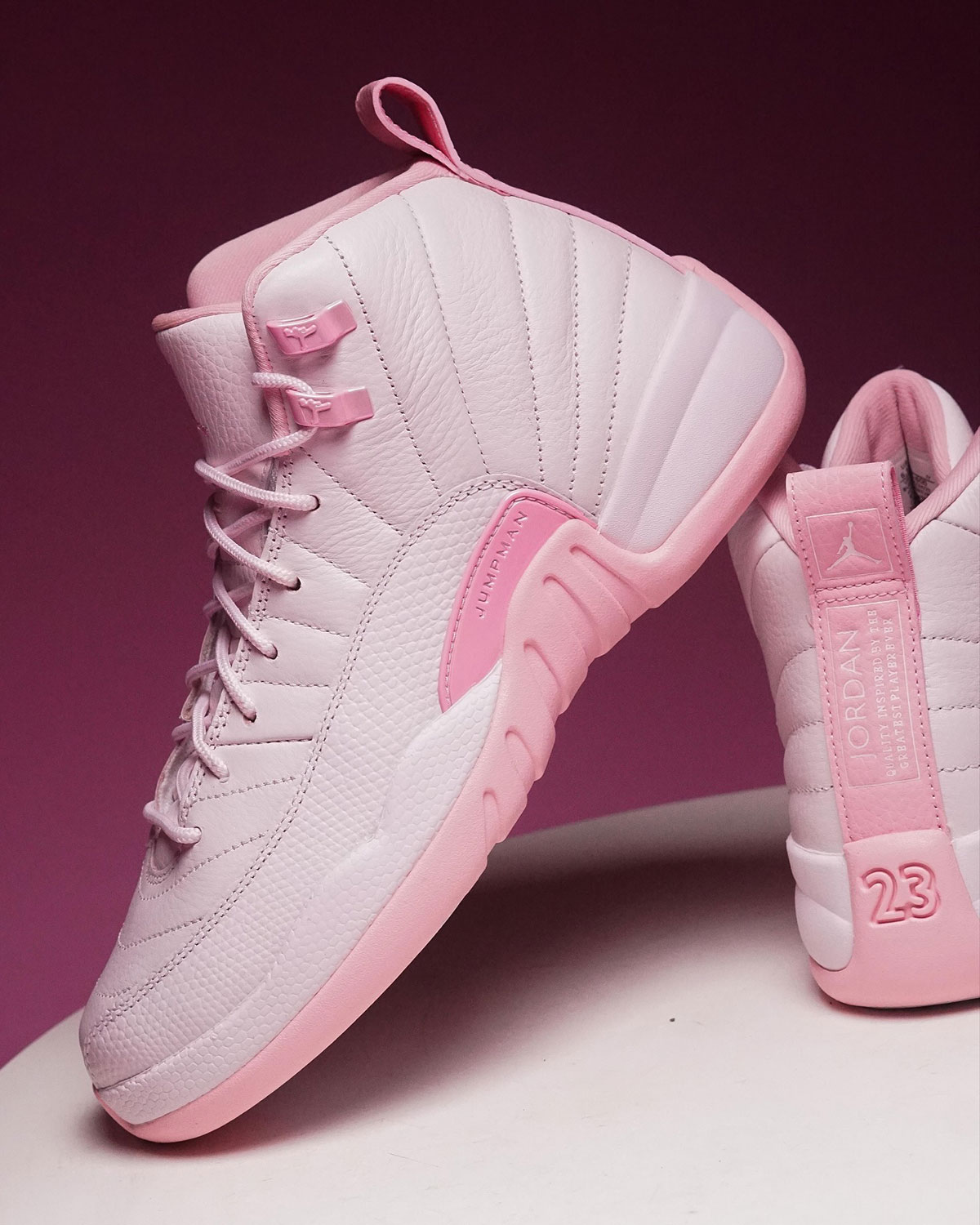 Pearl Pink Jordan 12s 5
