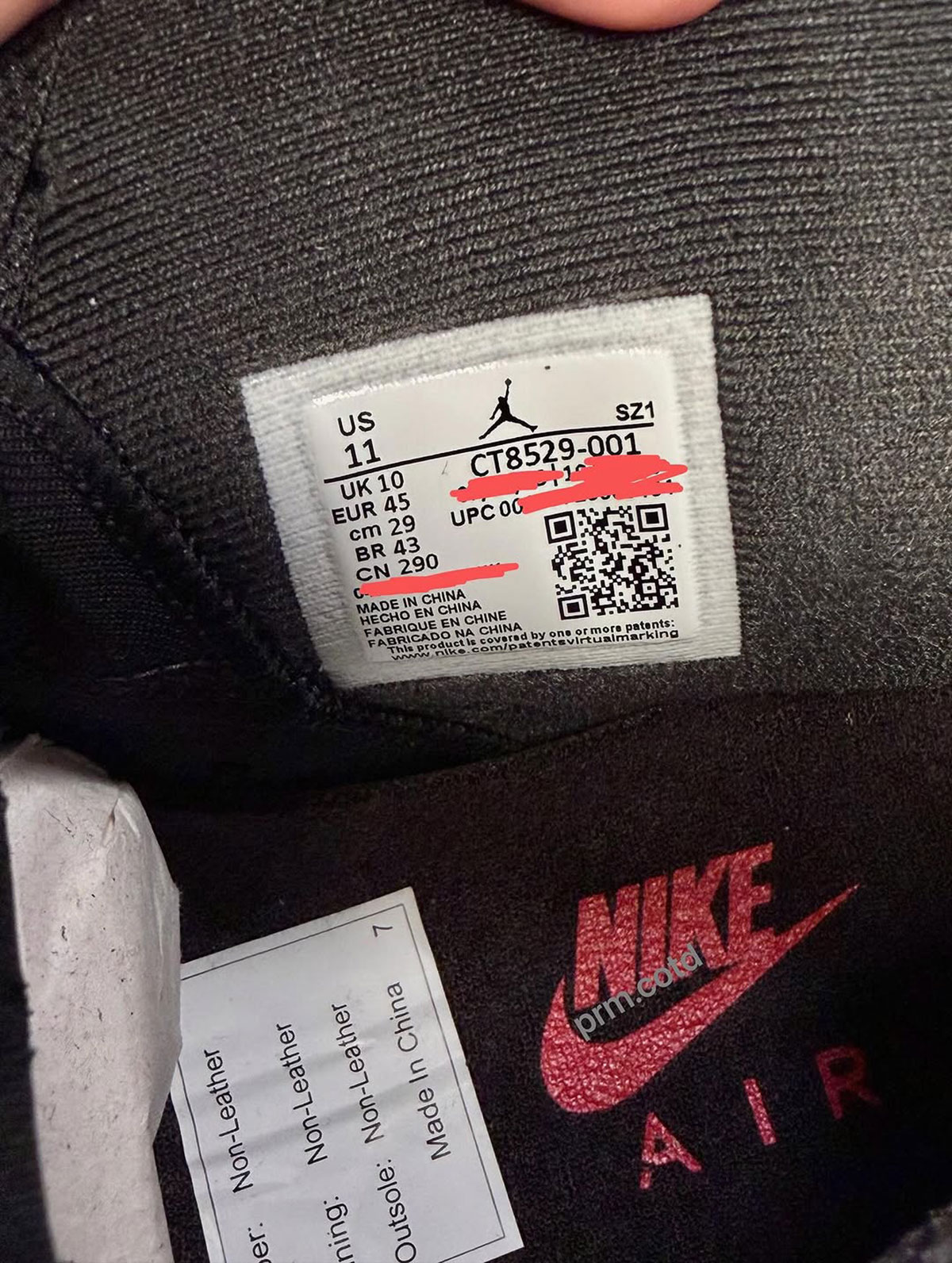 Reverse Infrared Aj6 12