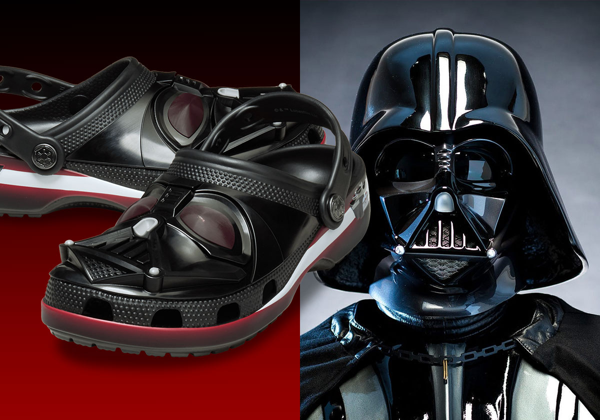 Star Wars x Crocs Brings Darth Vader’s Mask To Your Feet
