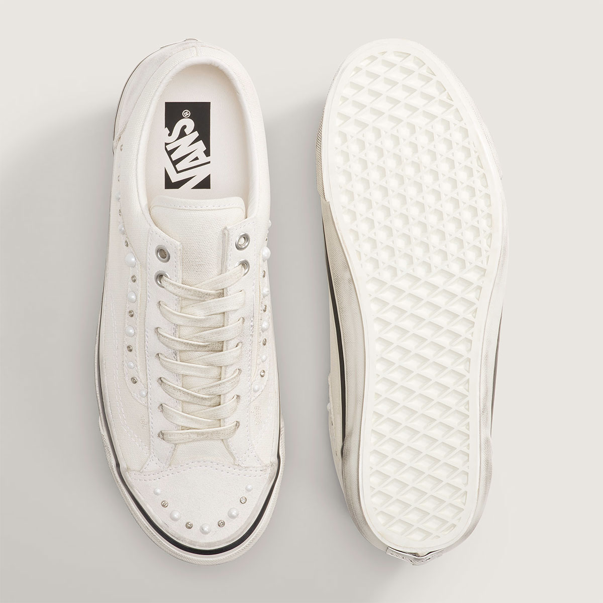 Vans Old Skool 36 Pearlized White Vn000e8vccz 4