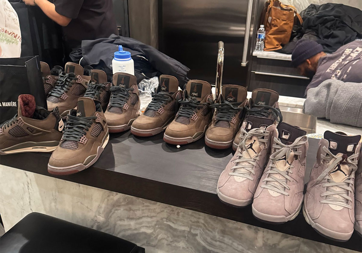 First Look At The A Ma Maniere x Air Jordan 4 “Dark Mocha”