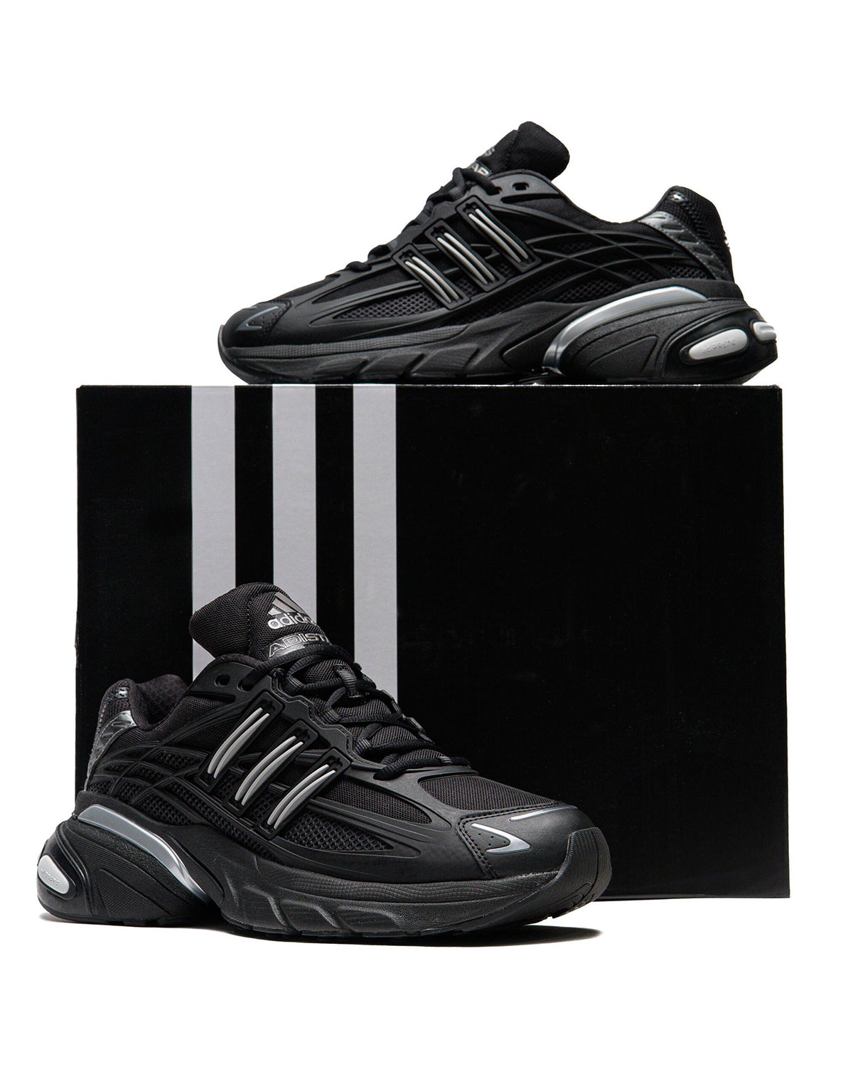 Adidas Adistar Xlg 2 0 Core Black Silver Metallic Hq7555 5
