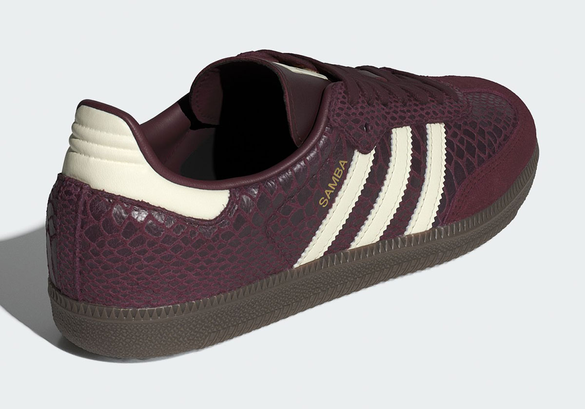 Adidas Samba Maroon Python Ih3979 6