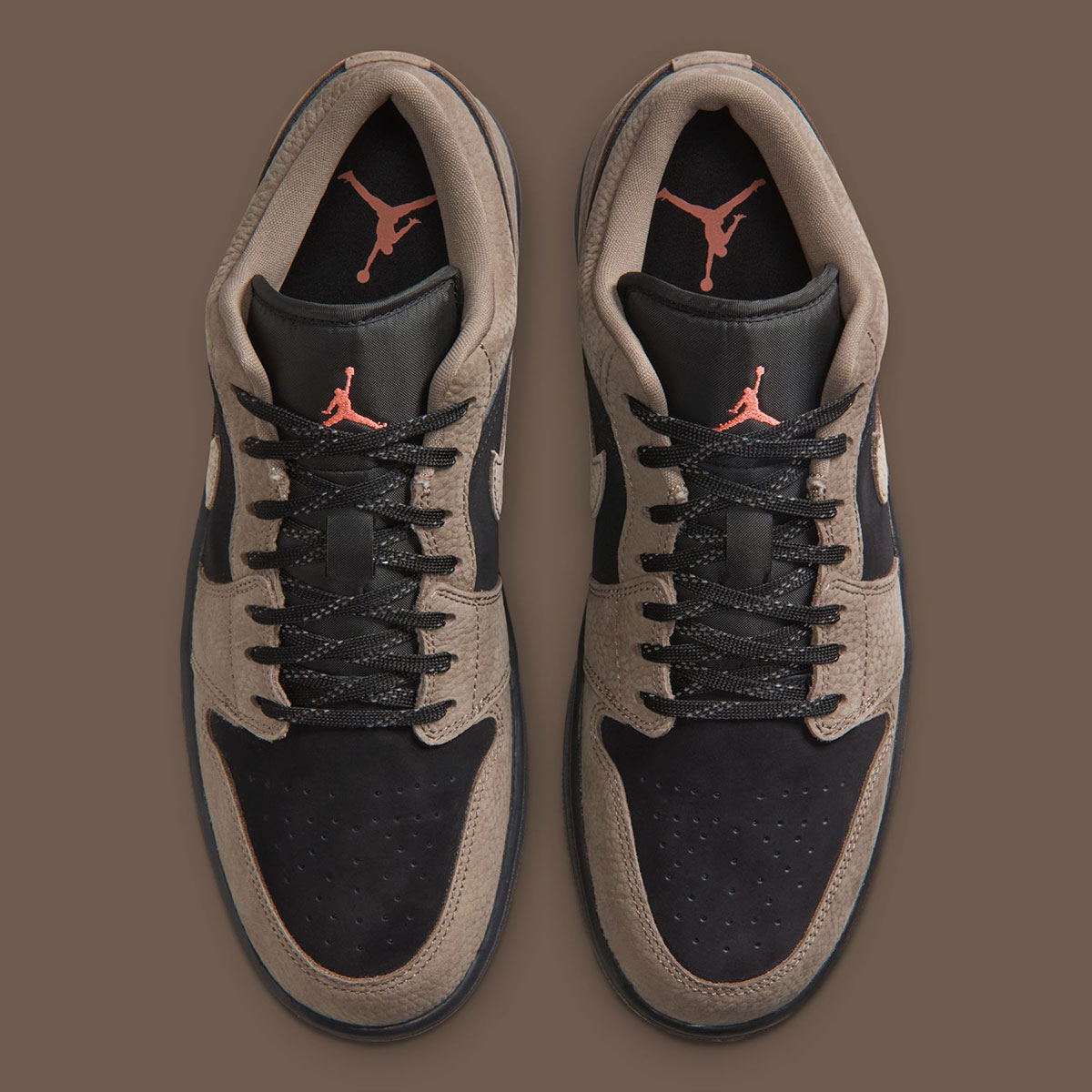 Air Jordan 1 Low Black Light Wild Mango Olive Grey Ib7109 005 5