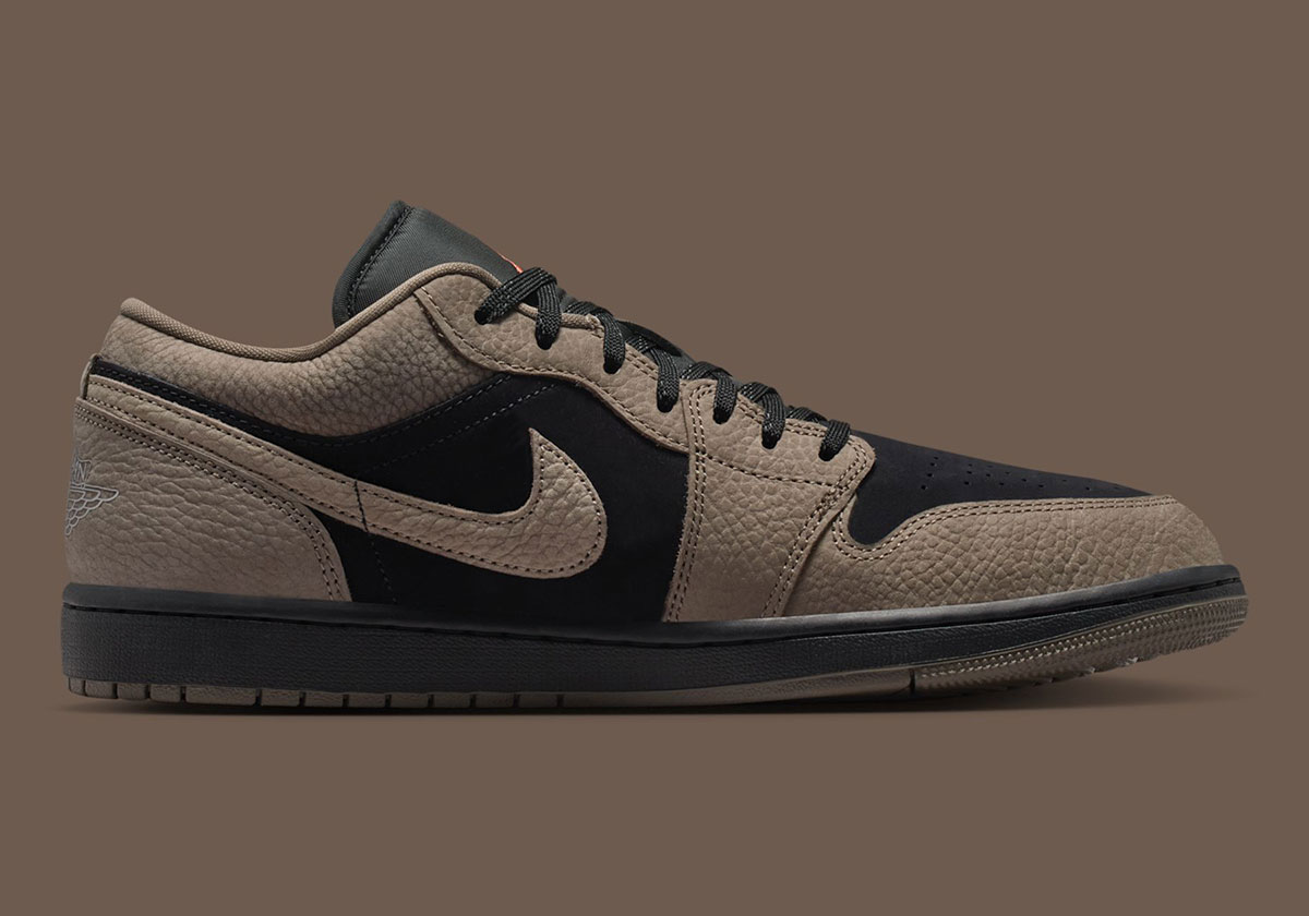 Air Jordan 1 Low Black Light Wild Mango Olive Grey Ib7109 005 6