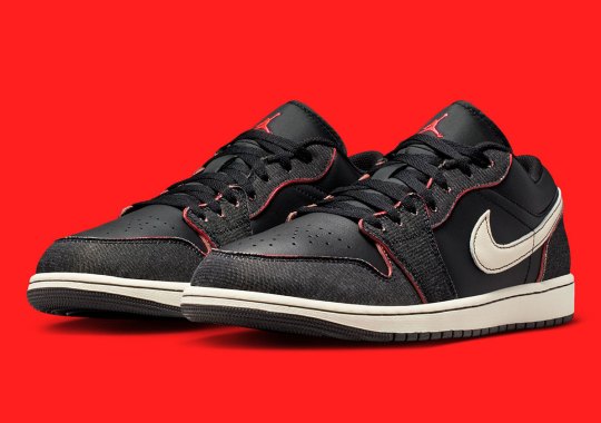 Black Canvas Adds A Rugged Touch To This Air Jordan 1 Low SE