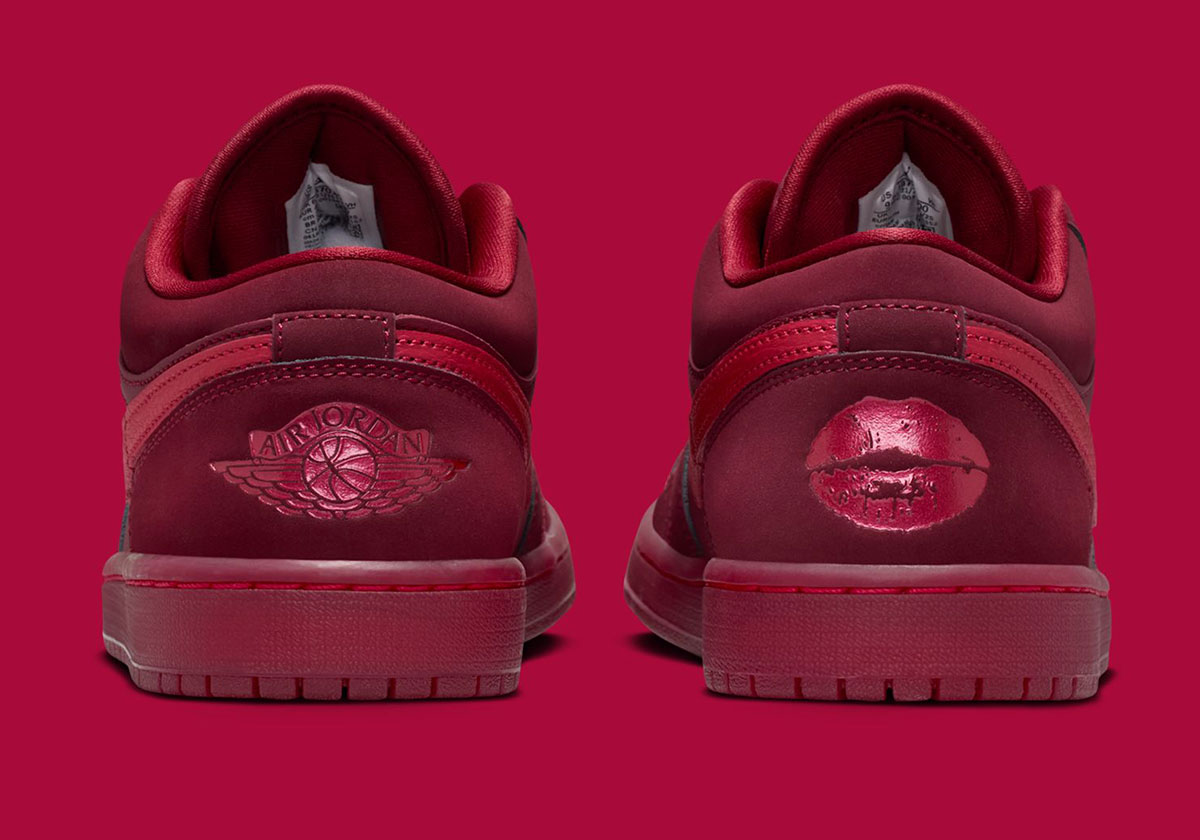 Air Jordan 1 Low Valentines Day Lips Kiss Ib7012 600 6