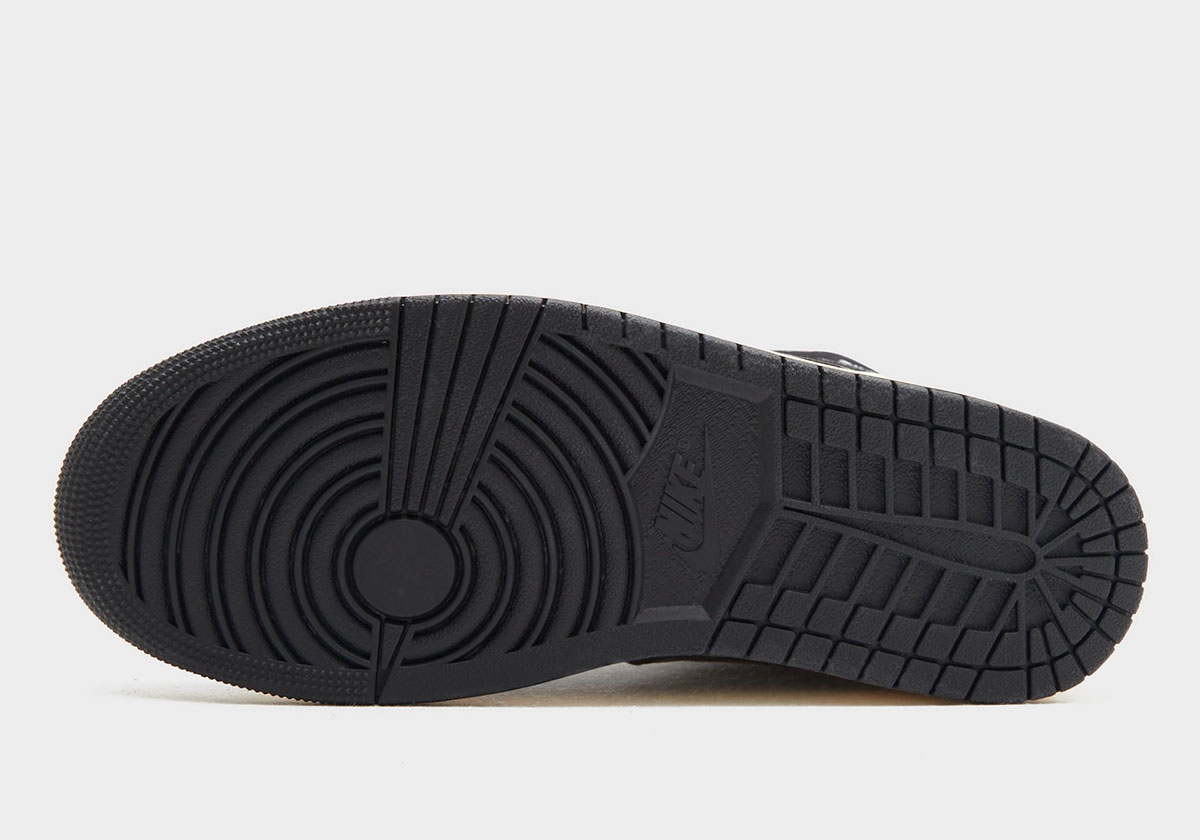 Air Jordan 1 Mid Black Cave Stone 2