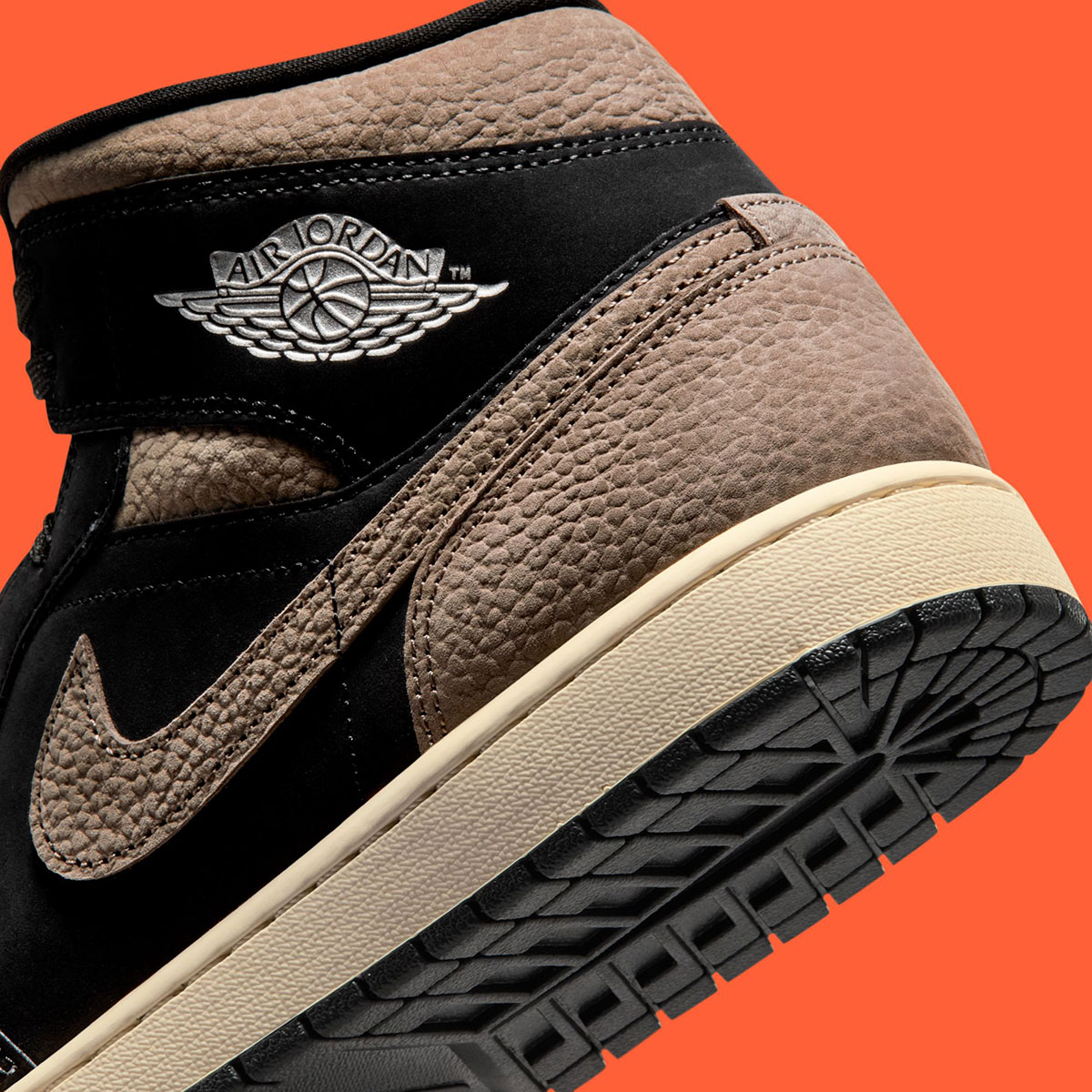 Air Jordan 1 Mid Olive Grey Light Wild Mango Ib7110 002 2