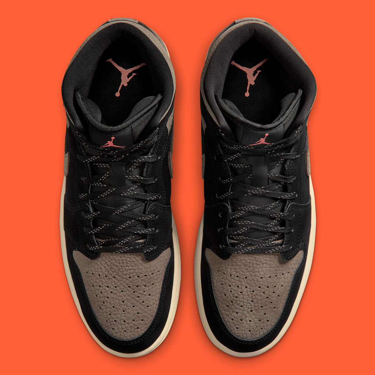 Air Jordan 1 Mid Olive Grey Light Wild Mango Ib7110 002 6