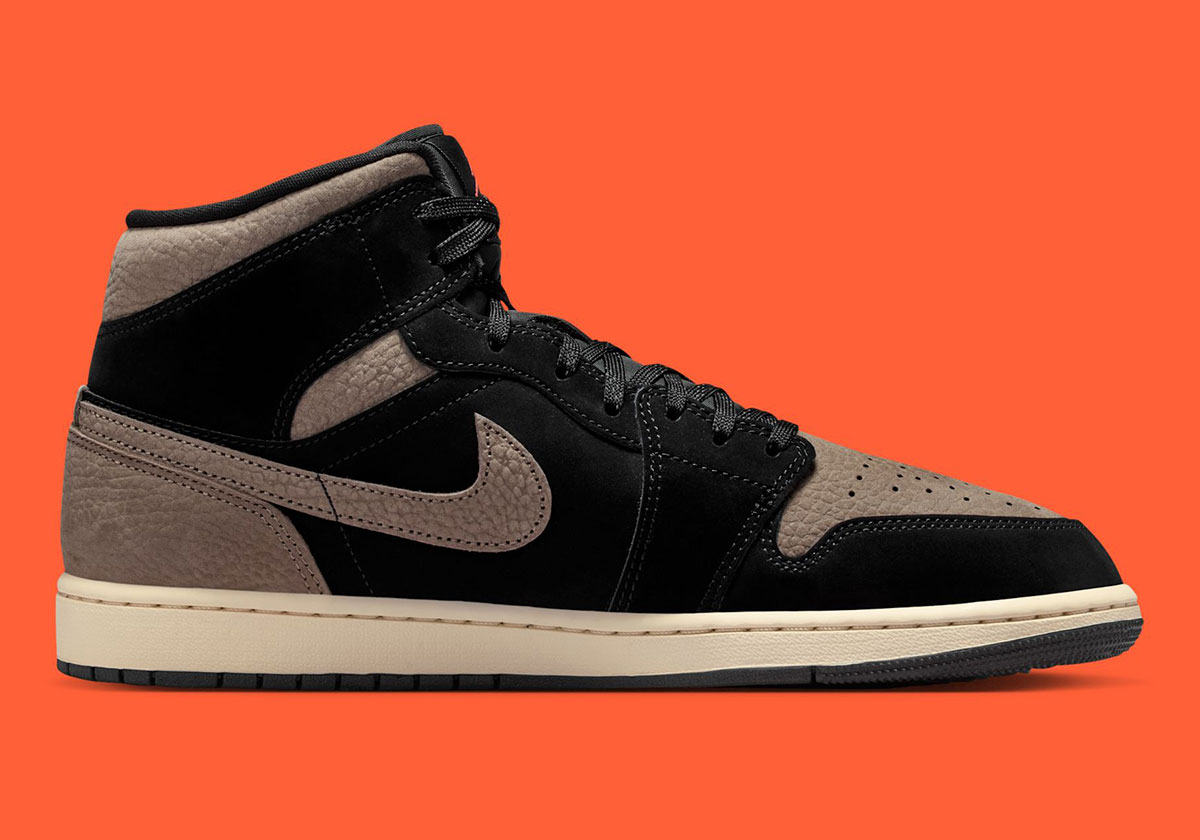 Air Jordan 1 Mid Olive Grey Light Wild Mango Ib7110 002 7