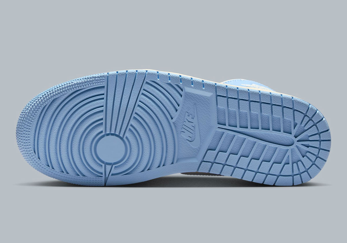 Air Jordan 1 Mid Psychic Blue Sail Coconut Milk Bq6472 402 2