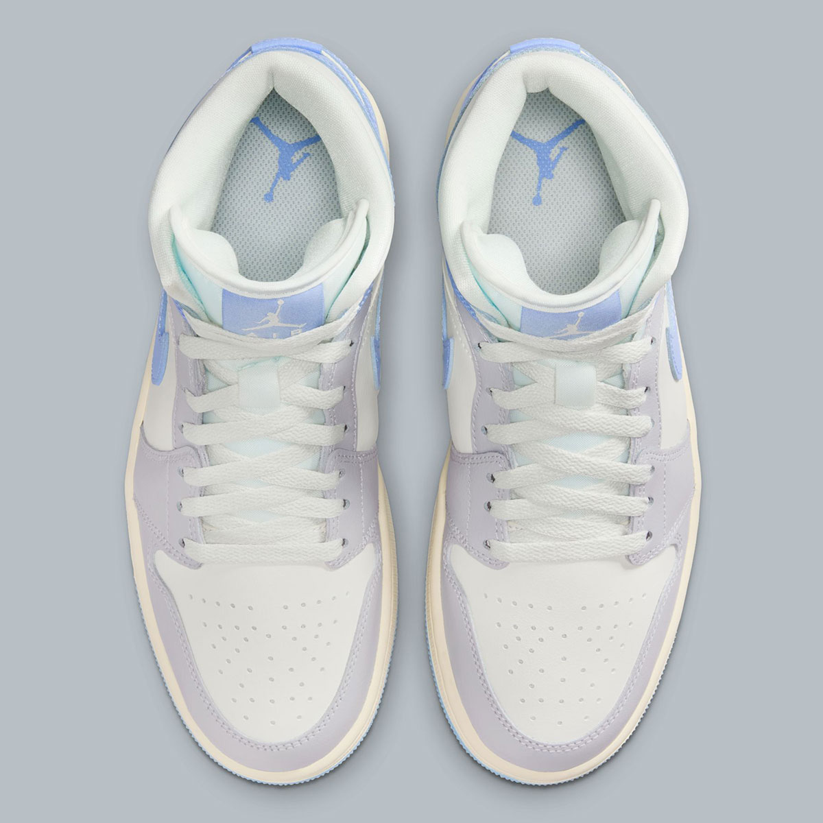 Air Jordan 1 Mid Psychic Blue Sail Coconut Milk Bq6472 402 4