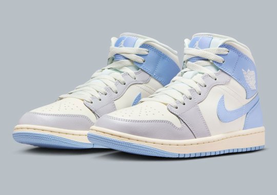 The Air Jordan 1 Mid Gazes Into “Psychic Blue”