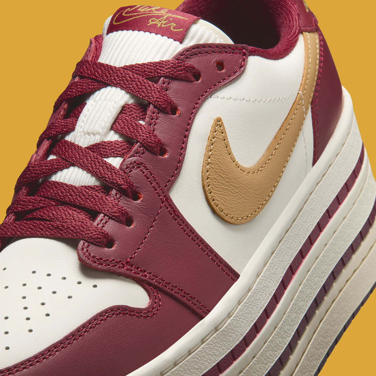 Air Jordan 1 Triple Stack Team Red Pale Ivory Sanded Gold Hv8288 600 4