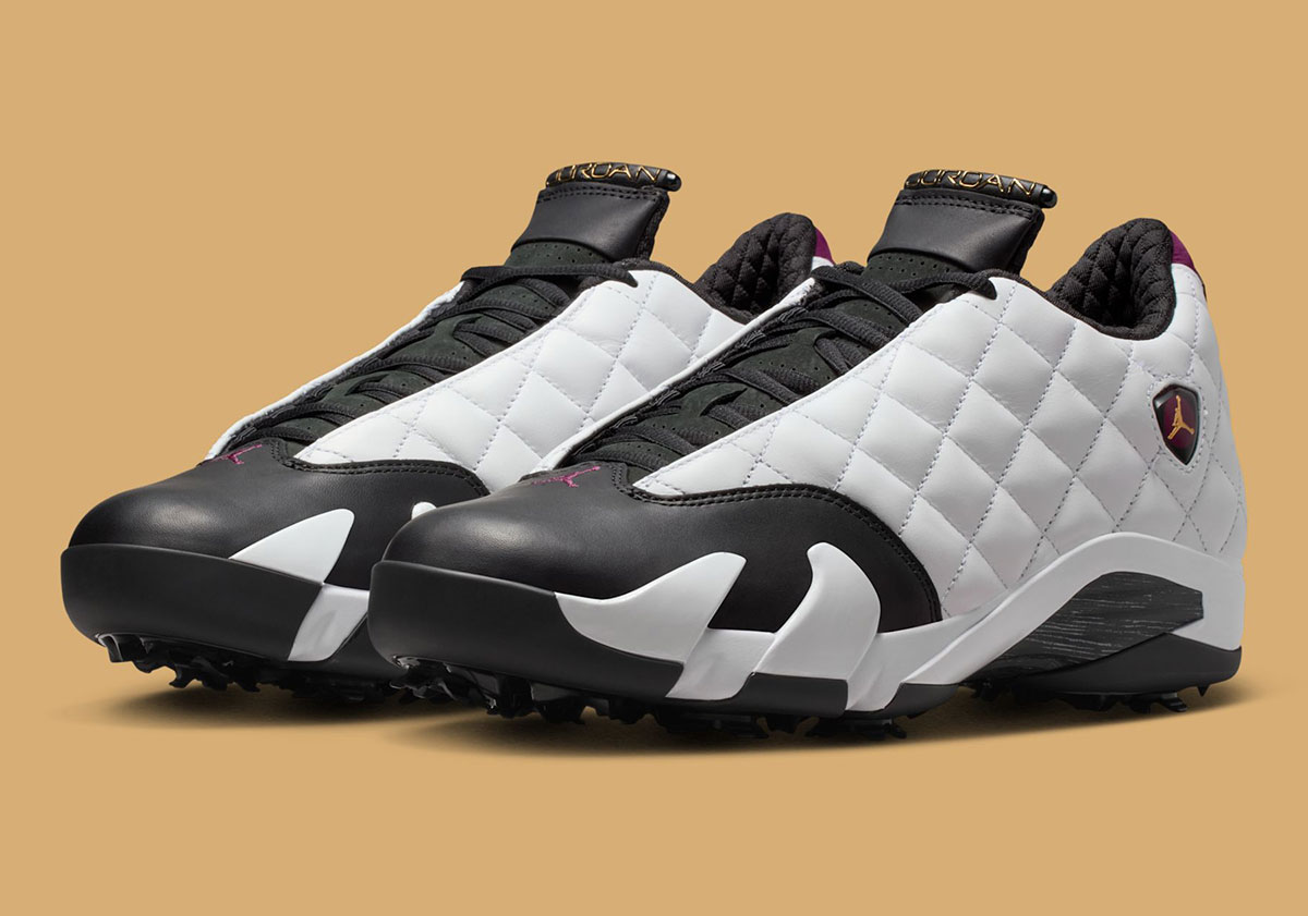 Air Jordan 14 Golf Bordeaux Ib1828 100 Release Date 5