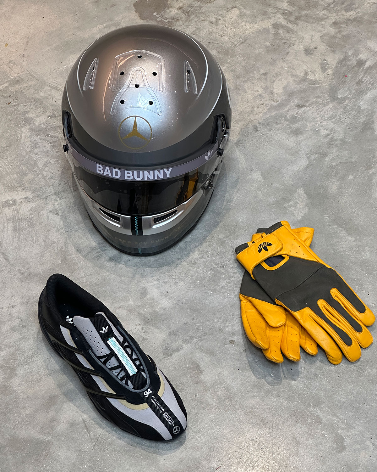 Bad Bunny Mercedes Adidas Adiracer Gt 4