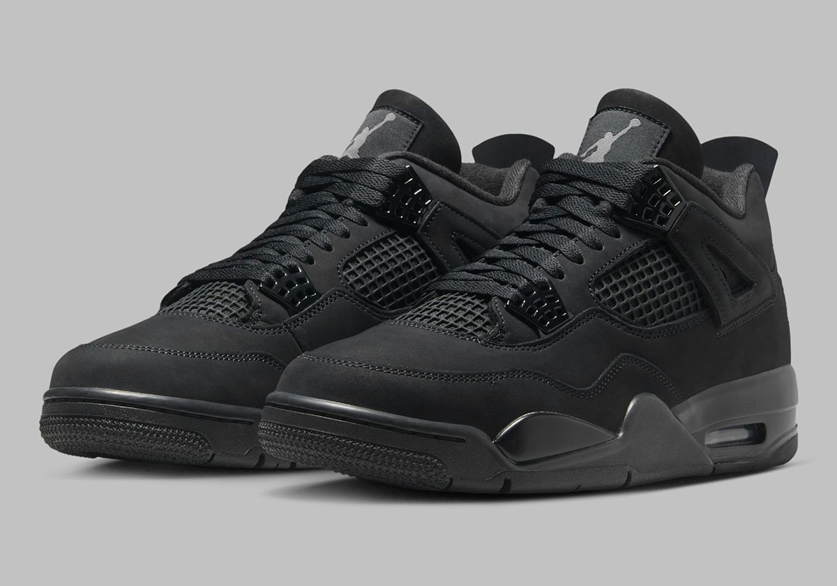Black Cat Jordan 4s 2025 1