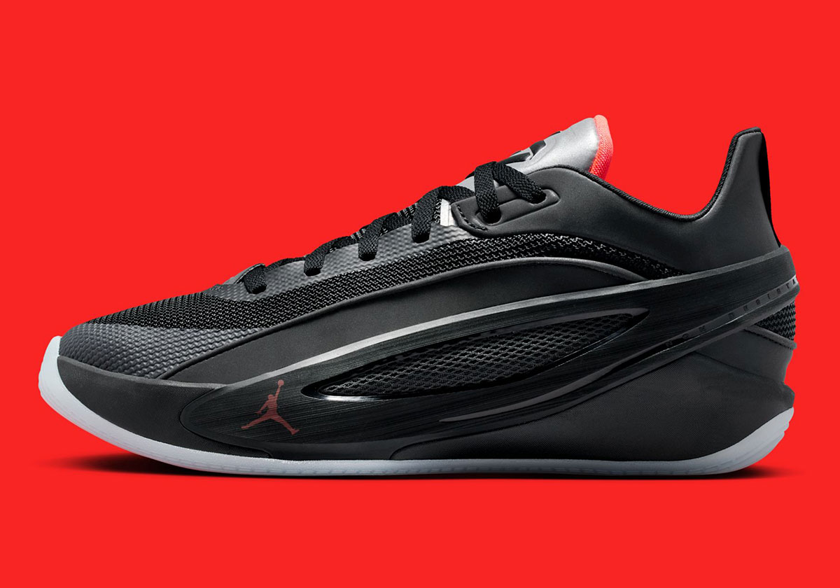 Jordan Luka 5 Black Bright Crimson 2