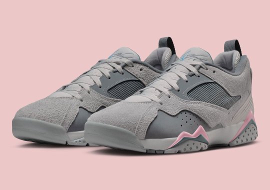 Hairy “Cool Grey” Suede Wraps This Jordan MVP 92