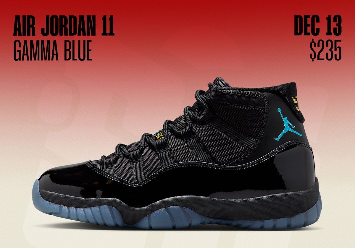 Jordan Release Dates December 2025 Air Jordan 11 Gamma Blue