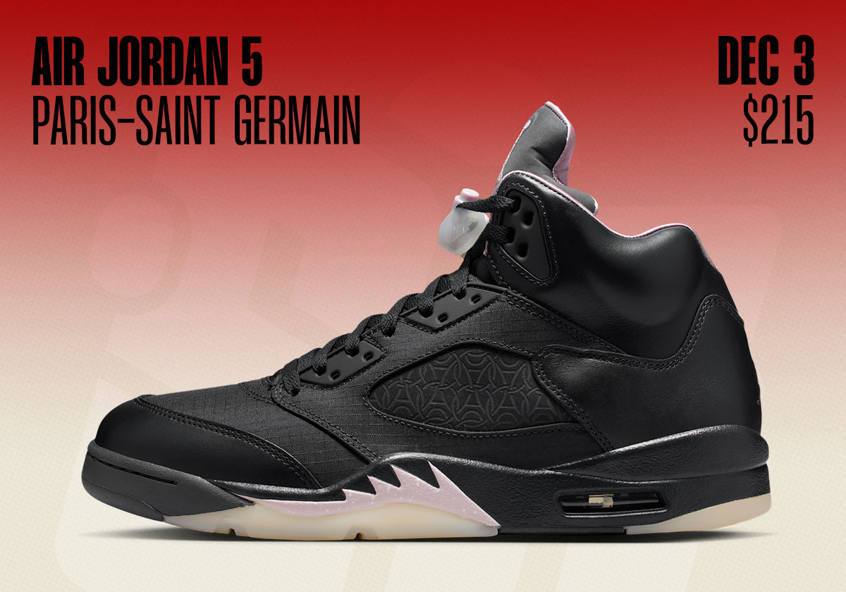 Jordan Release Dates December 2025 Air Jordan 5 Psg