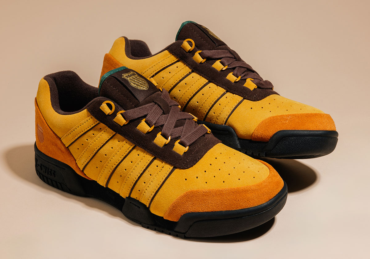 K Swiss Racquet Club Drop 3 Gstaad Gold 4