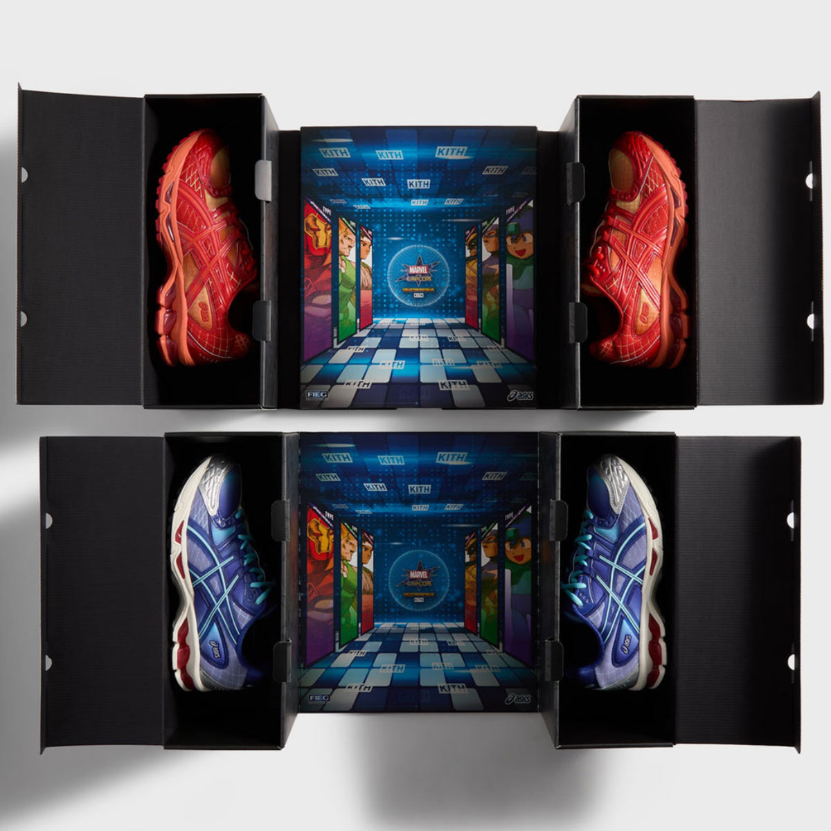 Kith Marvel Vs Capcom Asics Gel Nimbus 10 1 Iron Man Mega Man 4