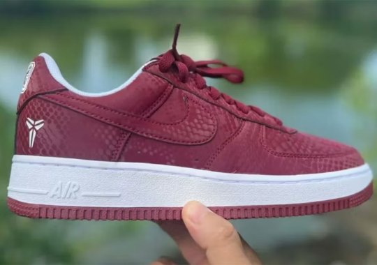 The Kobe Bryant x Nike Air Force 1 Low Pulls A "Lower Merion High" Away Colorway