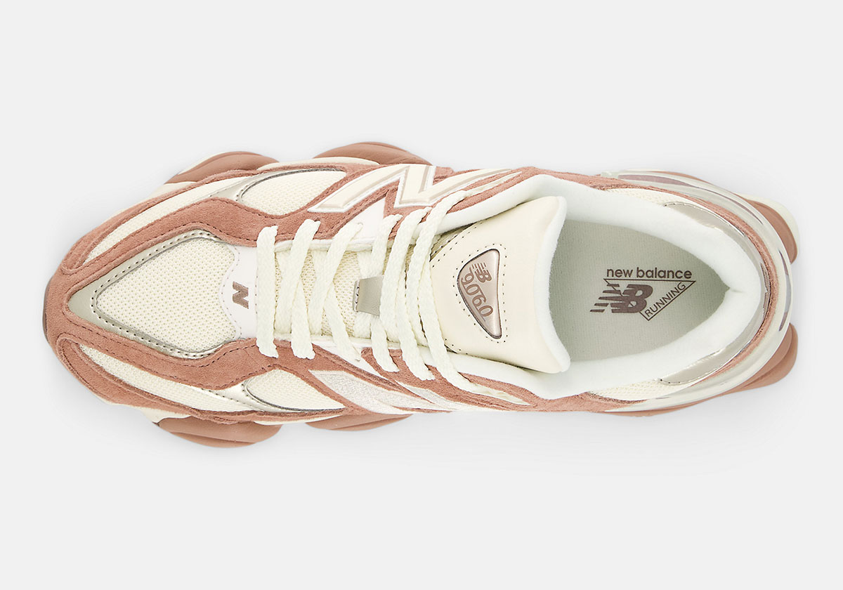 New Balance 9060 Permafrost Light Gold Metallic Sparrow U9060erp 2