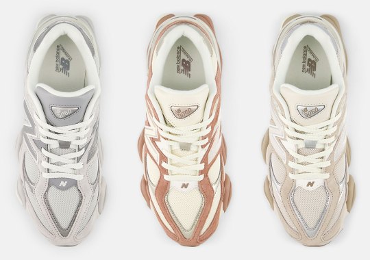 The New Balance 9060 Spins Three Shimmering "Silver Metallic" Pairs