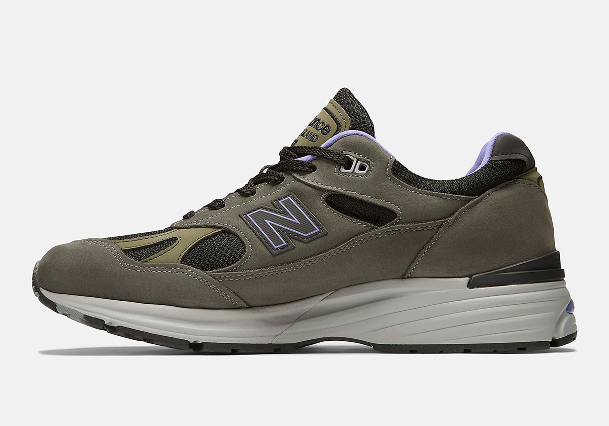 New Balance 991v2 Grey Black Purple U991gp2 3