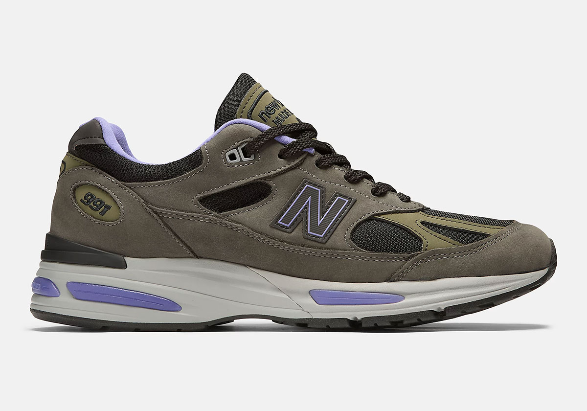 New Balance 991v2 Grey Black Purple U991gp2 4