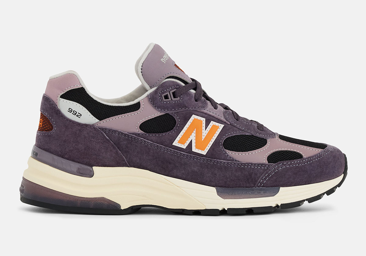 New Balance 992 Made In Usa Dark Ice Wine U992op 4