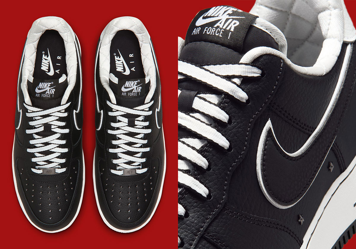 Metal Studs And Quilted Interiors Appear On This Nike Air Force 1