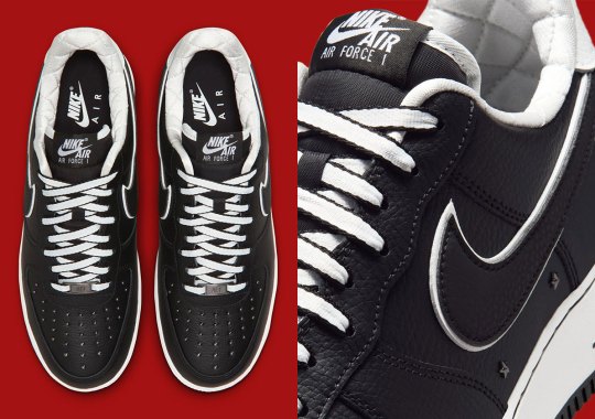 Metal Studs And Quilted Interiors Appear On This Nike Air Force 1