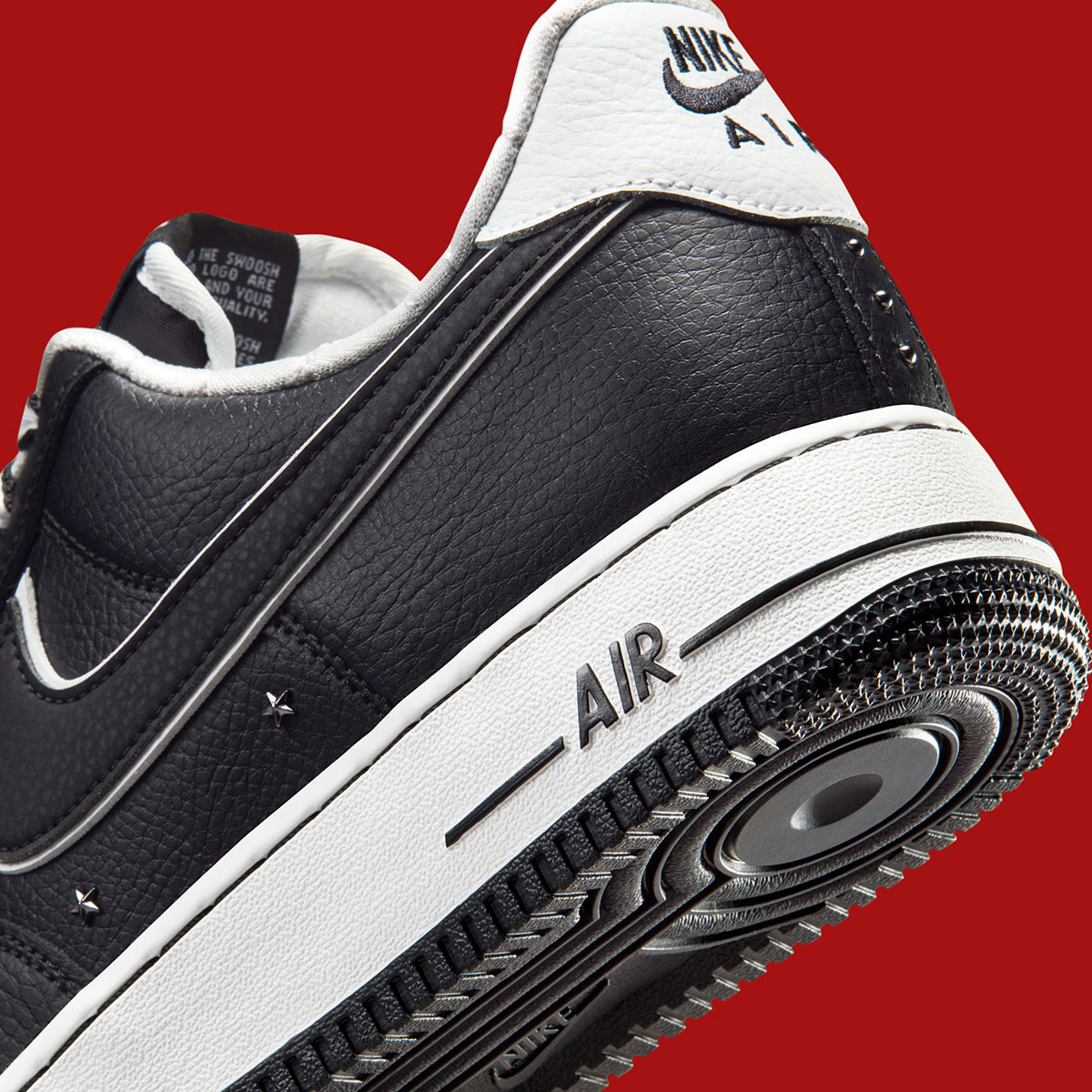 Nike Air Force 1 Low Black White Quilted Studs Im6643 010 8