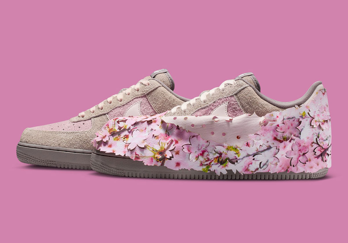 Official Images Of The Nike Air Force 1 Low "Cherry Blossoms"