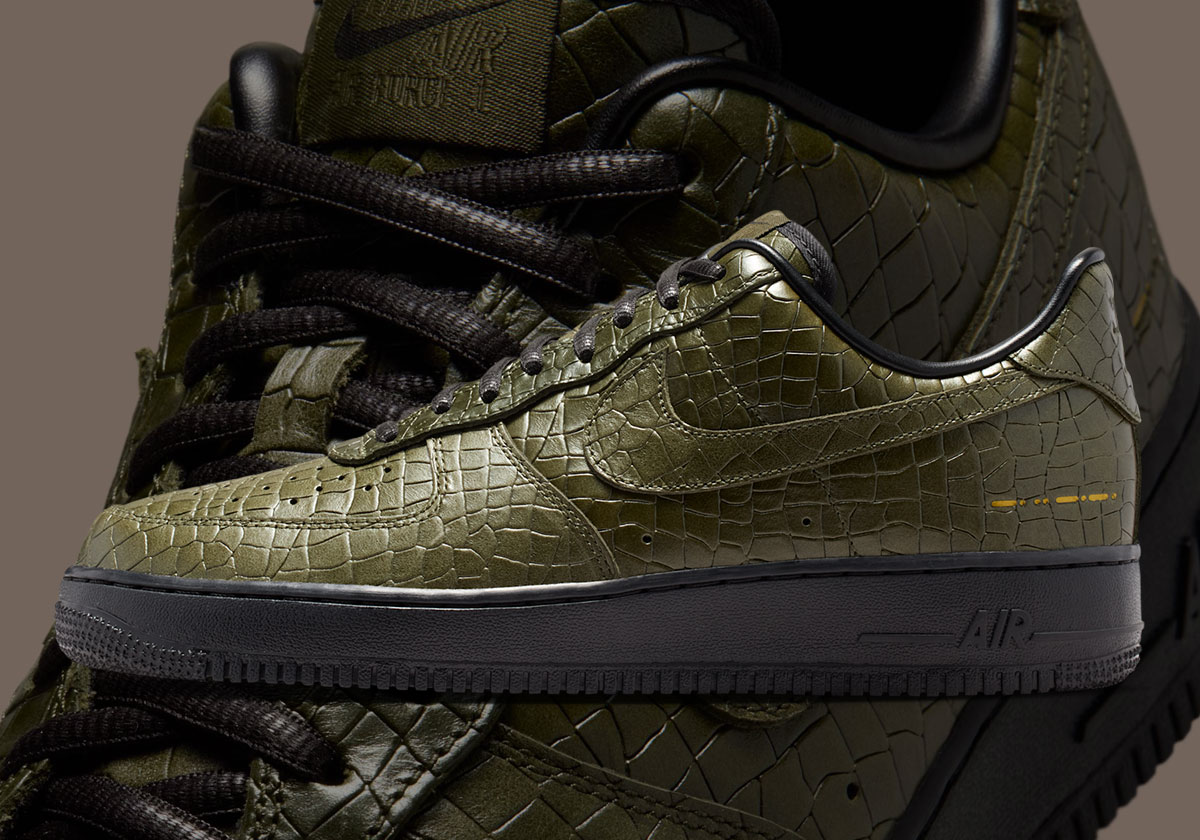 Nike's "Morse Code" Collection Chomps Down A Croc Skin Air Force 1