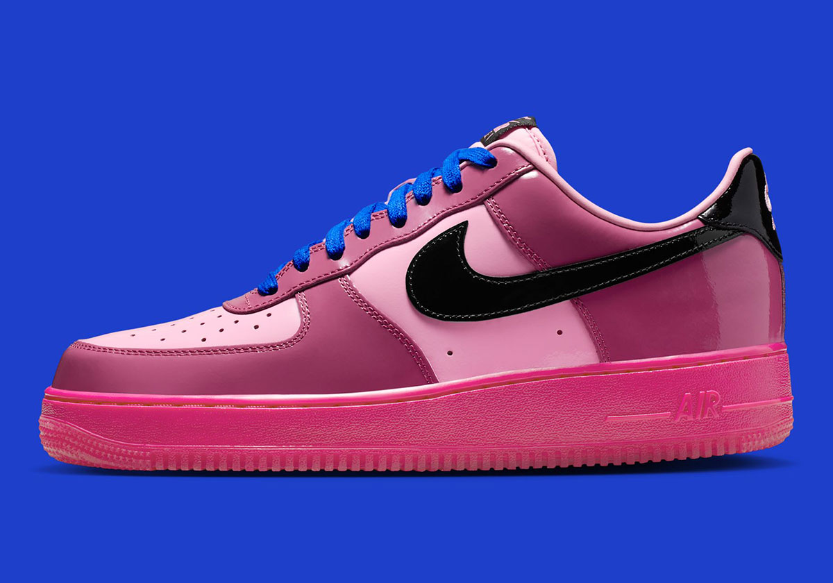 Nike Air Force 1 Low Pink Cooler Mulberry Rose Hyper Blue Black Io4489 600 1