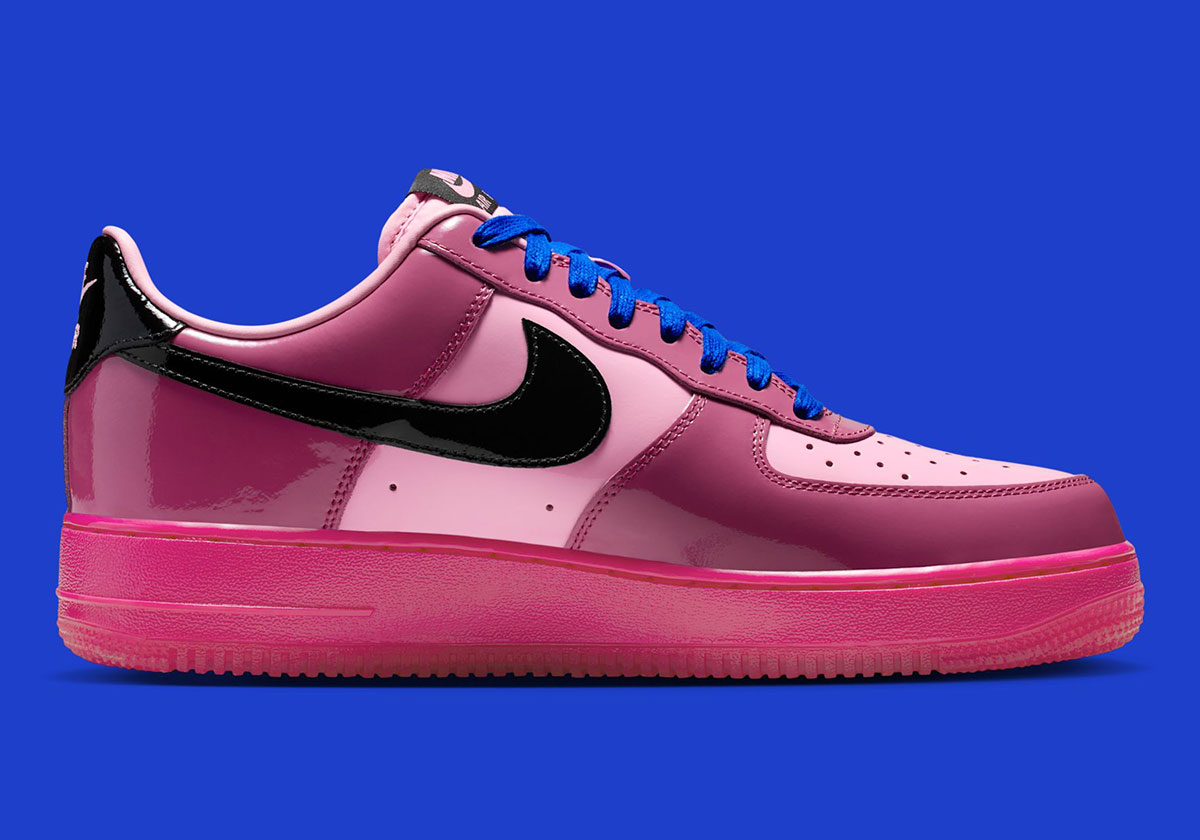 Nike Air Force 1 Low Pink Cooler Mulberry Rose Hyper Blue Black Io4489 600 3