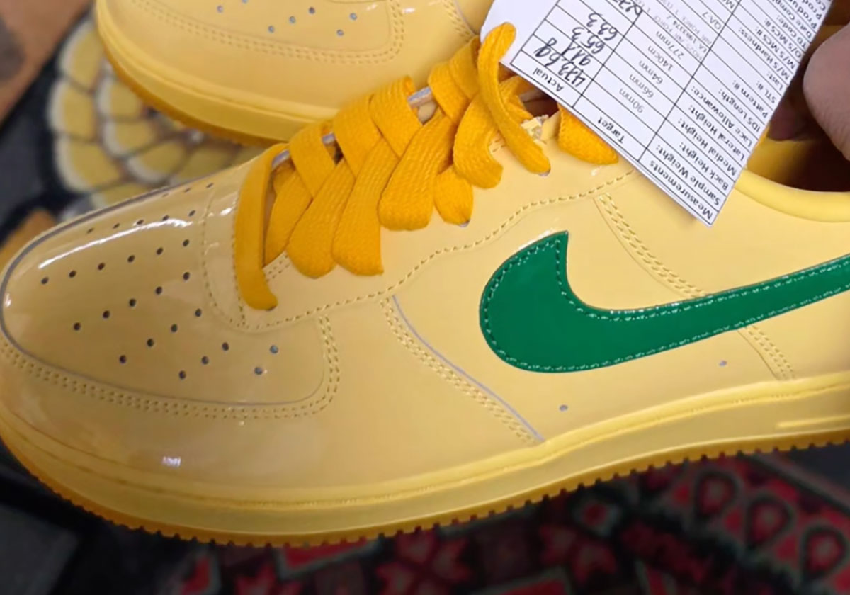Patta Cofounder Teases Patent Leather Nike Air Force 1 Low QS “Topaz Gold”