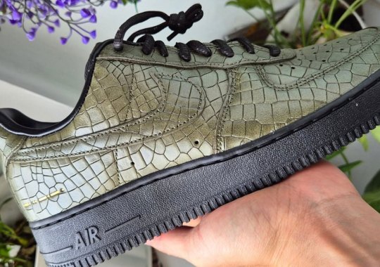 Nike’s “Morse Code” Collection Chomps Down A Croc Skin Air Force 1